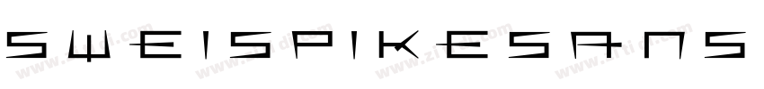 sweiSpikeSansCKsc Bl字体转换